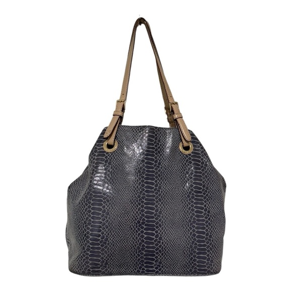 Michael Kors Snake-print Leather Handbag Tote - Picture 12 of 12